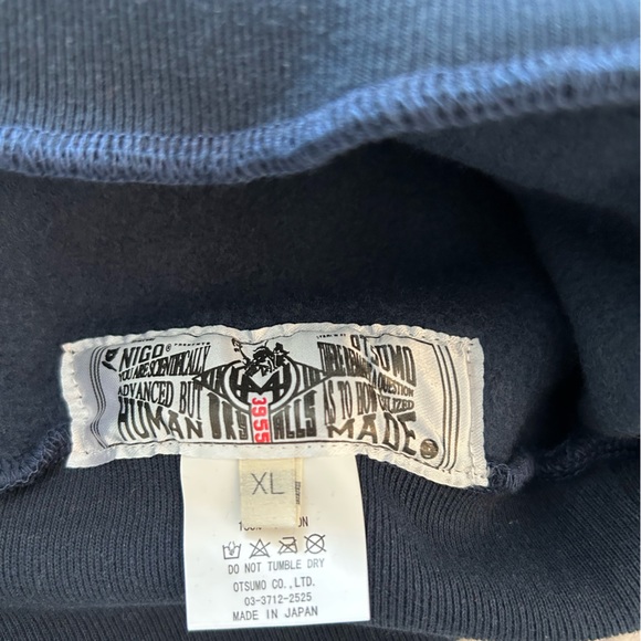 Human Made Navy Blue Crewneck NWOT!!! GREAT DEAL!!! - Picture 5 of 5